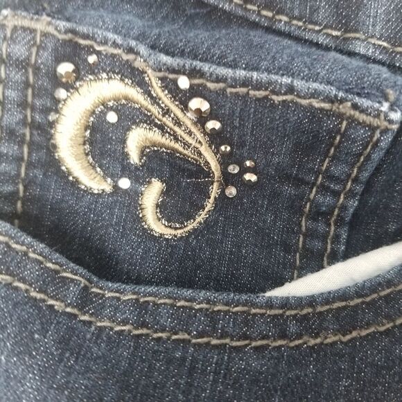Christopher and Banks Blingy Jeans. Size 10. - Picture 3 of 13